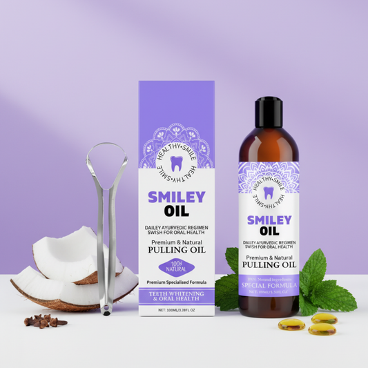 SmileyOil™ - שמן טבעי לחיוך בריא